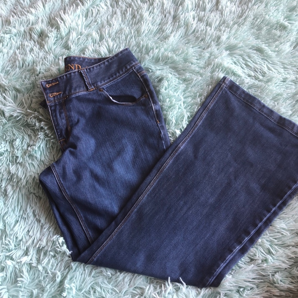 Lands’ end Flare leg jeans